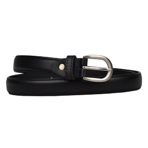 Cintura Sottile (2,4 cm) Barva pásku: černá