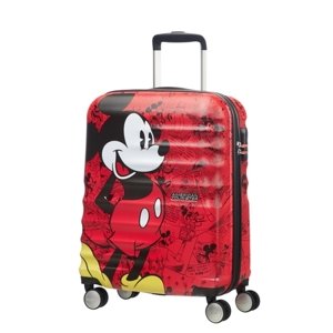 AT Dětský kufr Wavebreaker Disney Spinner 55/20 Cabin Mickey Comics Red, 40 x 20 x 55 (85667/6976)