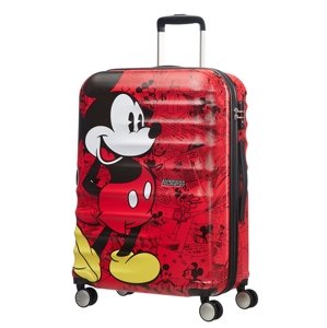 AT Dětský kufr Wavebreaker Disney Spinner 67/26 Mickey Comics Red, 47 x 26 x 67 (85670/6976)