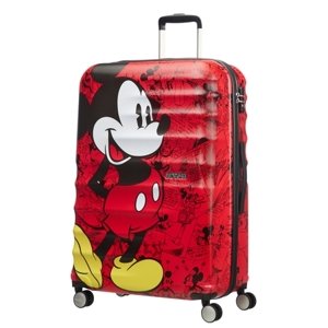 AT Dětský kufr Wavebreaker Disney Spinner 77/29 Mickey Comics Red, 52 x 29 x 77 (85673/6976)