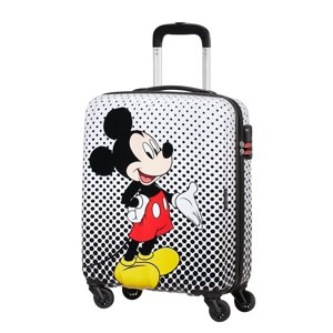 AT Kufr dětský Legends Disney Spinner 55/20 Cabin Mickey Mouse Polka Dot, 40 x 20 x 55 (92699/7483)