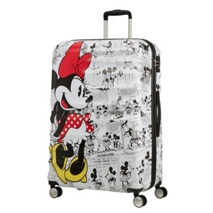 AT Dětský kufr Wavebreaker Disney Spinner 77/29 Minnie Comics White, 52 x 29 x 77 (85673/7484)
