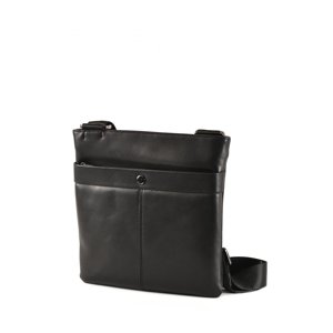 BRIGHT Crossbody kožená kapsa Business Černá, 27 x 4 x 27 (BR19-BKK72970.1-09KUZ)