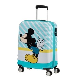 AT Dětský kufr Wavebreaker Disney Spinner 55/20 Cabin Mickey Blue Kiss, 40 x 20 x 55 (85667/8624)