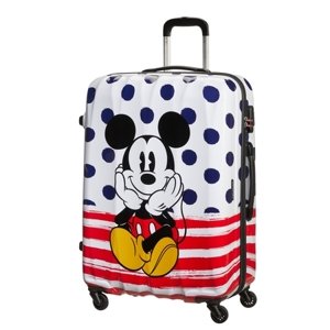 AT Kufr dětský Legends Disney Spinner 75/31 Mickey Blue Dots, 52 x 31 x 75 (64480/9072)