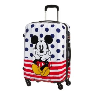 AT Kufr dětský Legends Disney Spinner 65/27 Mickey Blue Dots, 47 x 27 x 65 (64479/9072)