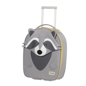 Samsonite Kufr dětský Sammies Upright S 45/17 Cabin Raccoon Remy, 35 x 19 x 45 (132078/8734)