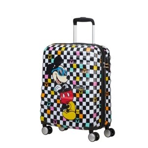 AT Dětský kufr Wavebreaker Disney Spinner 55/20 Cabin Mickey Check, 40 x 20 x 55 (85667/A080)