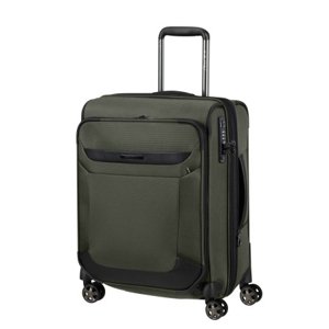 SAMSONITE Kufr PRO-DLX 6 Expander USB 55/20 Cabin Spinner Green, 40 x 23 x 55 (148135/1388)