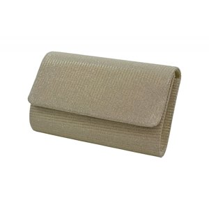 Společenská kabelka/Psaníčko s klopou Zlatá, 22 x 8 x 15 (MN00-HL3345-22TX)