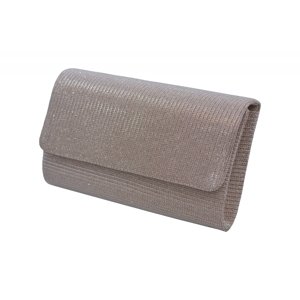 Společenská kabelka/Psaníčko s klopou Šampaň, 22 x 8 x 15 (MN00-HL3345-43TX)
