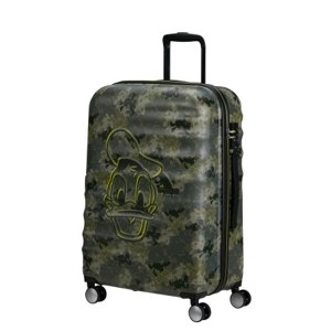 AT Dětský kufr Wavebreaker Disney Spinner 67/26 Donald Duck Camo, 47 x 26 x 67 (85670/A357)