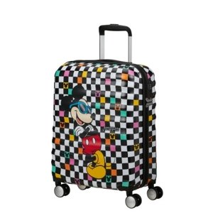 AT Dětský kufr Wavebreaker Disney Spinner 55/20 Cabin Mickey Check, 40 x 20 x 55 (152579/A080)