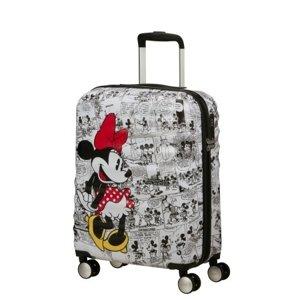 AT Dětský kufr Wavebreaker Disney Spinner 55/20 Cabin Minnie Comics White, 40 x 20 x 55 (152579/7484)