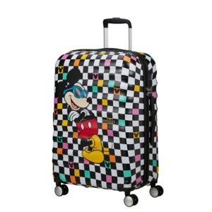 AT Dětský kufr Wavebreaker Disney Spinner 67/26 Mickey Check, 47 x 26 x 67 (152581/A080)