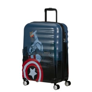 AT Dětský kufr Wavebreaker Disney Spinner 67/26 Captain America City, 47 x 26 x 67 (152583/A528)