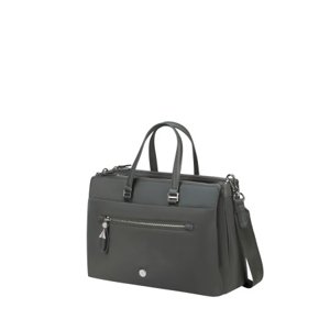 SAMSONITE Dámská kabelka na notebook 14,1" Karissa Evo Gunmetal Green, 38 x 17 x 28 (151686/6207)