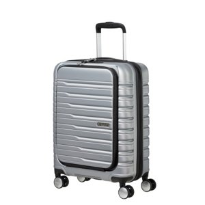 AT Kufr Flashline Spinner 55/20 Cabin Frontloader Sky Silver, 40 x 20 x 55 (153341/6260)