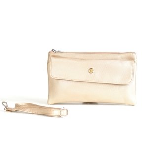 BRIGHT Dámská crossbody kapsa 3v1 Zlatá, 26 x 5 x 15 (BR17-A1981-22SYN)