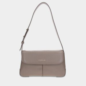 ELEGA <![CDATA[Klopnová kabelka Clasico taupe/zlato]]>