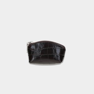 ELEGA <![CDATA[Klíčenka zipová Mobi tm.hnědá kroko]]>