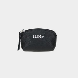 ELEGA <![CDATA[Klíčenka zipová Mobi černá/stříbro]]>
