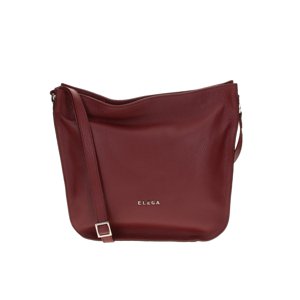 ELEGA <![CDATA[Gondola přes rameno Hobie tmavě červená/stříbro]]>