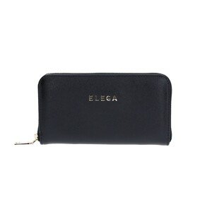 ELEGA <![CDATA[Velká zipová peněženka Mopsy černá/zlato]]>