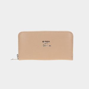 ELEGA by Dana M Velká zipová peněženka Seina cappucino/stříbro