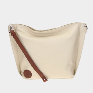 ELEGA <![CDATA[Crossbody kabelka Brigitte krémová/hnědá]]>