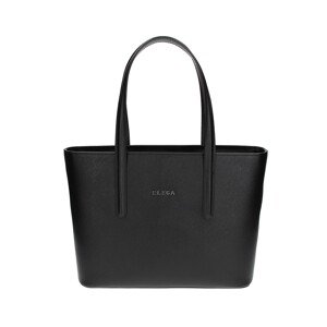 ELEGA <![CDATA[Kabelka Simone černá/stříbro]]>