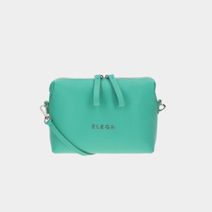 ELEGA <![CDATA[Mini crossbody Hillary tyrkysová/stříbro]]>