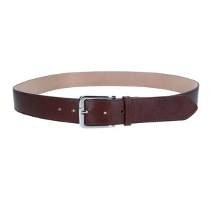 ELEGA <![CDATA[Opasek Percy 4cm/108cm hnědá rýhovaný]]>