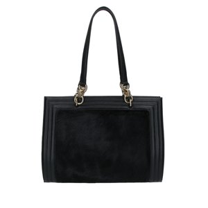 ELEGA by Dana M <![CDATA[Shopper Royal  černý chlup/zlato]]>