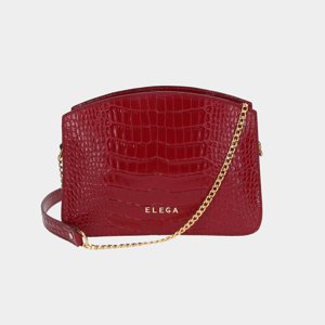 ELEGA <![CDATA[Malé crossbody Richie LIMIT červená kroko/zlato]]>