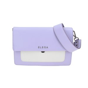 ELEGA <![CDATA[Klopnová kabelka Trekky lila/offwhite]]>