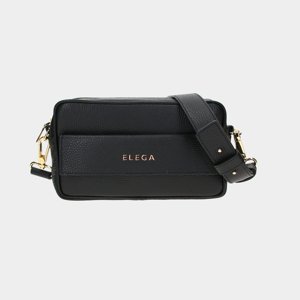 ELEGA <![CDATA[Malá kabelka Nokky černá/zlato]]>