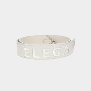 ELEGA <![CDATA[Široký řemen ELEGA  sv.béžová/stříbro]]>