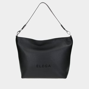 ELEGA <![CDATA[Kabelka na rameno Fancy černá/stříbro]]>