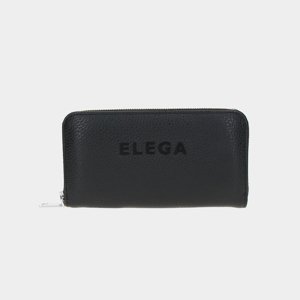 ELEGA <![CDATA[Velká zipová peněženka Fancy černá/stříbro]]>