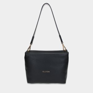 ELEGA <![CDATA[Kabelka na rameno Fluffy černá/zlato]]>