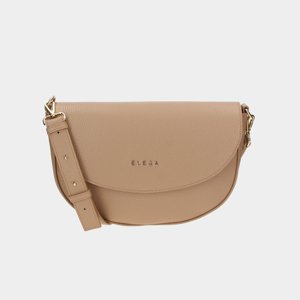 ELEGA Klopnová kabelka Candy cappucino/zlato