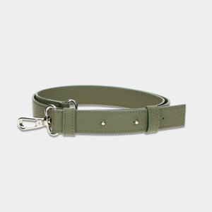 ELEGA <![CDATA[Široký popruh s trny Fluffy khaki/stříbro]]>