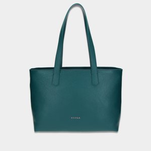 ELEGA <![CDATA[Velká shopper Camey petrolejová/stříbro]]>