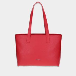 ELEGA <![CDATA[Velká shopper Camey červená/stříbro]]>