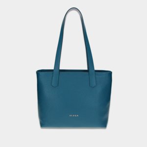 ELEGA <![CDATA[Malá shopper Camelly modrá/stříbro]]>