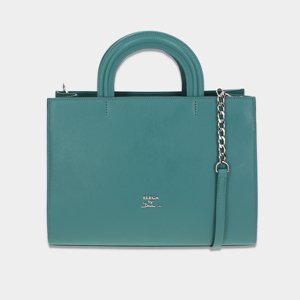 ELEGA by Dana M <![CDATA[Velká shopper Seina tyrkysová/stříbro]]>
