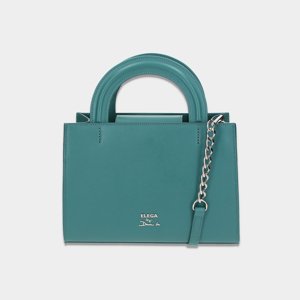 ELEGA by Dana M Malá kabelka Seina tyrkysová/stříbro
