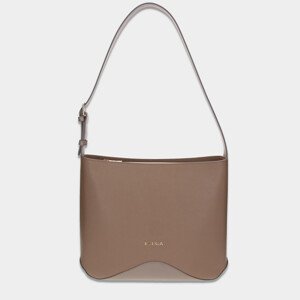 ELEGA <![CDATA[Kabelka Ziggy taupe/zlato]]>