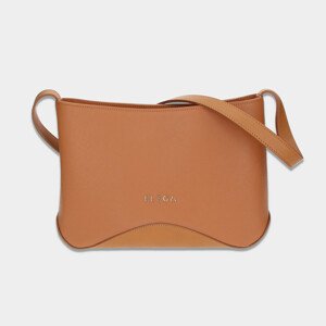 ELEGA <![CDATA[Malé crossbody Ziggy koňak/zlato]]>